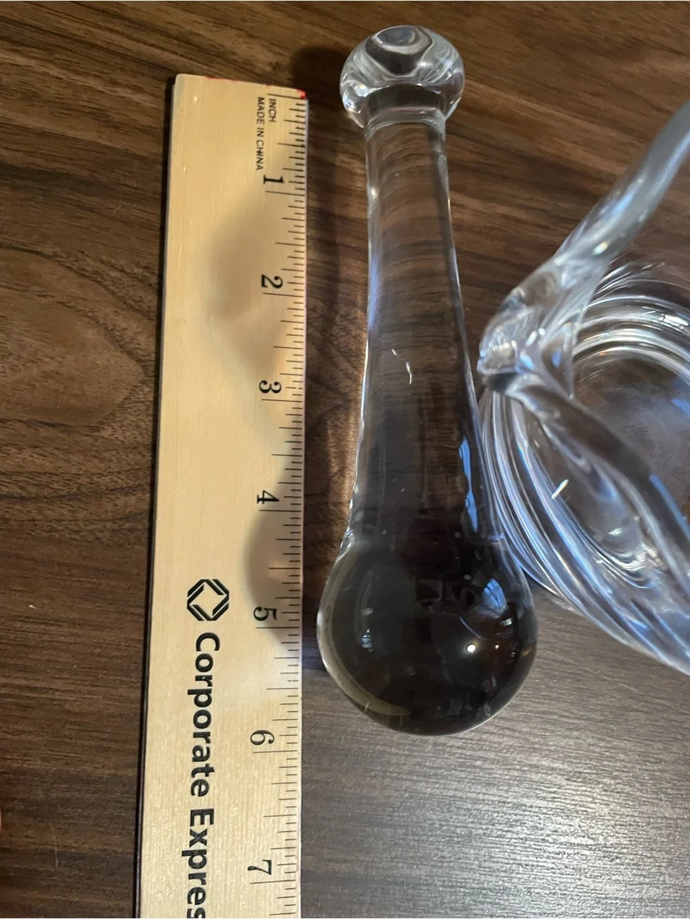 Clear Glass Mortar and Pestle - Transparent Crystal Mixing Bowl and Grinder
